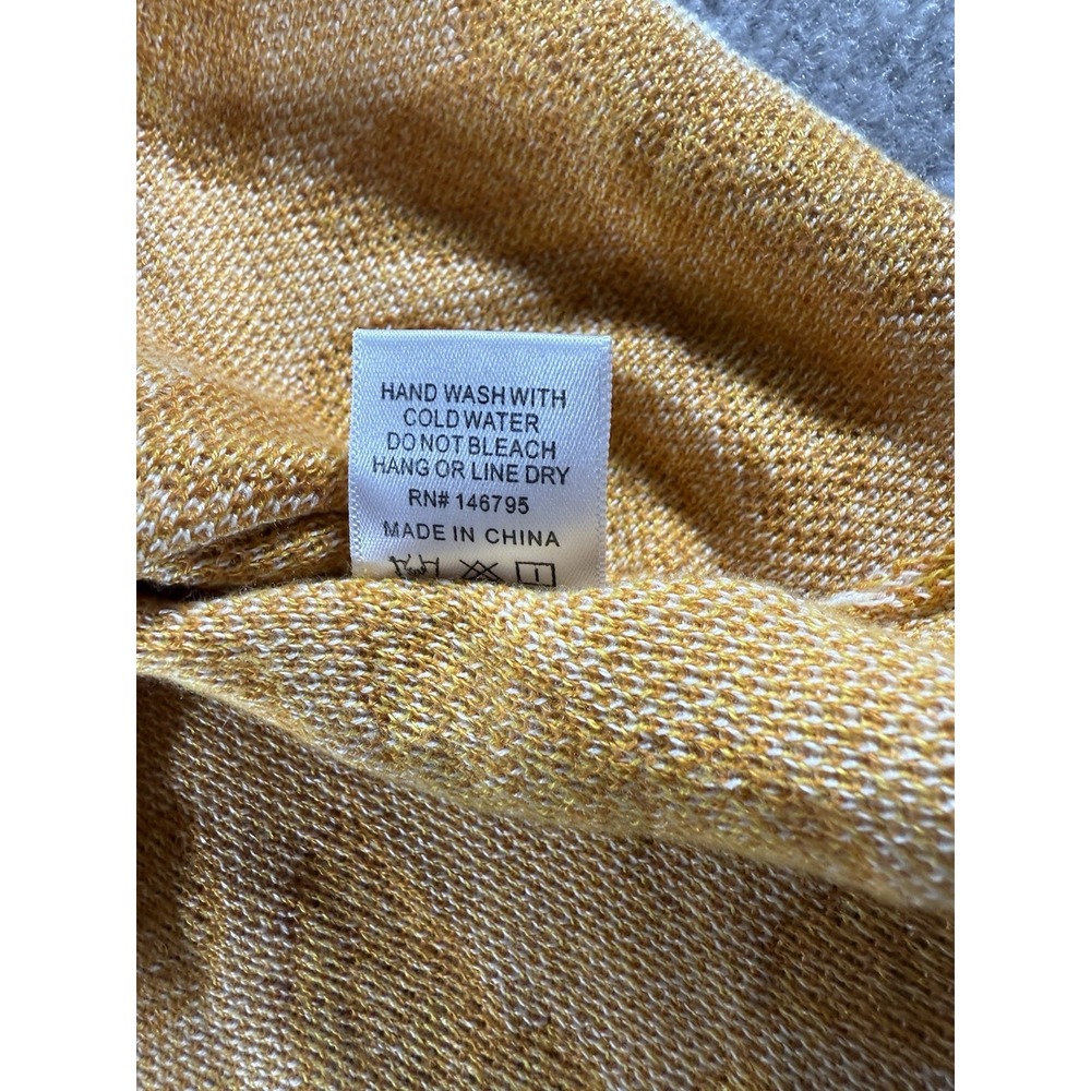 Altar'd State Small Knit Halter Mini Dress Yellow Butterfly Print Boho Retro - Picture 7 of 7